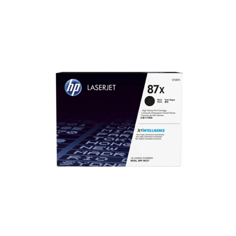 Original HP Tonerkartusche High-Capacity (CF287X,87X,87XBK,87XBLACK,NO87X,NO87XBK,NO87XBLACK)