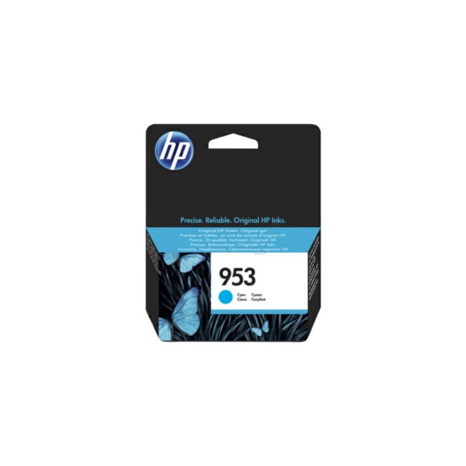 Original HP Tintenpatrone cyan (F6U12AE,F6U12AE#ACU,F6U12AE#BGX,F6U12AE#BGY,953,953C,953CYAN,NO953,NO953C,NO953CYAN)
