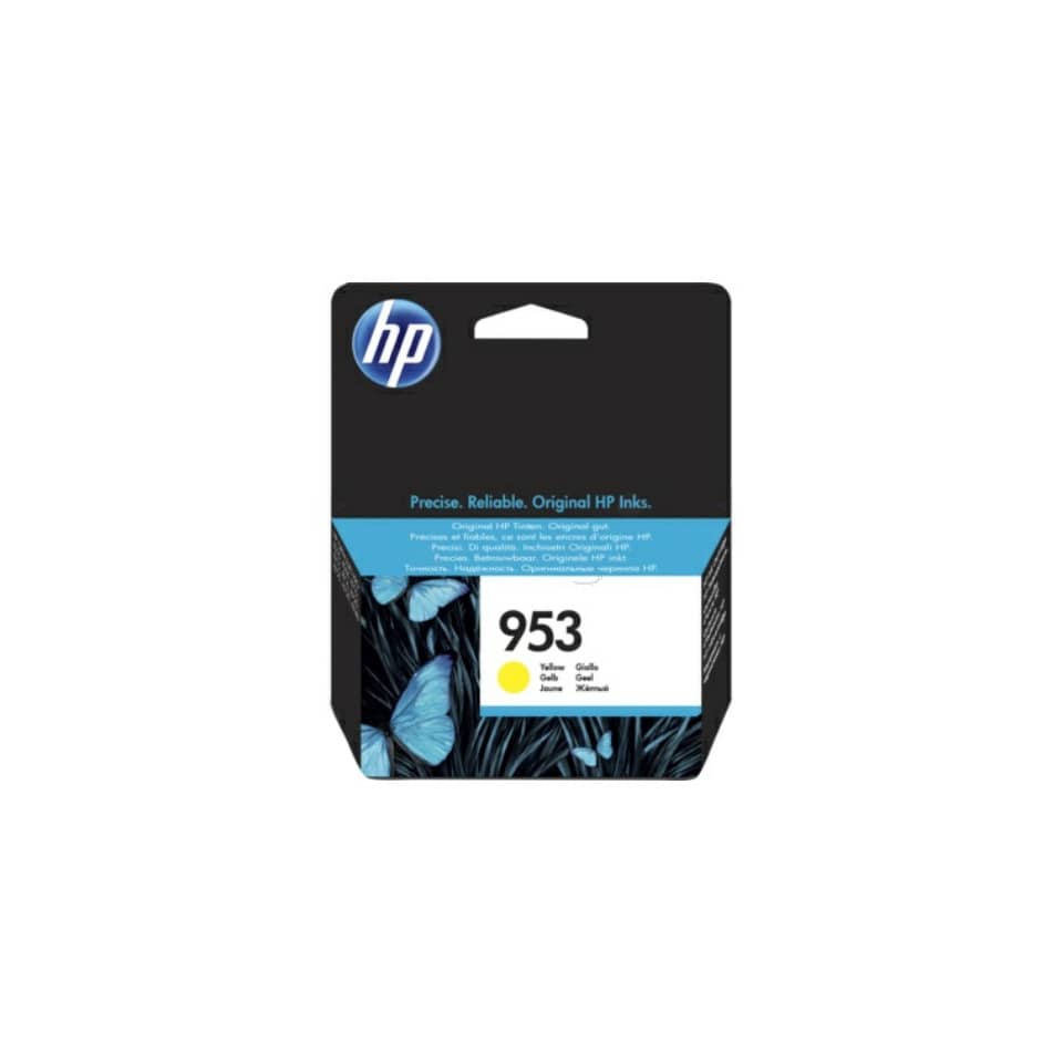 Original HP Tintenpatrone gelb (F6U14AE,F6U14AE#ACU,F6U14AE#BGX,F6U14AE#BGY,953,953Y,953YELLOW,NO953,NO953Y,NO953YELLOW)