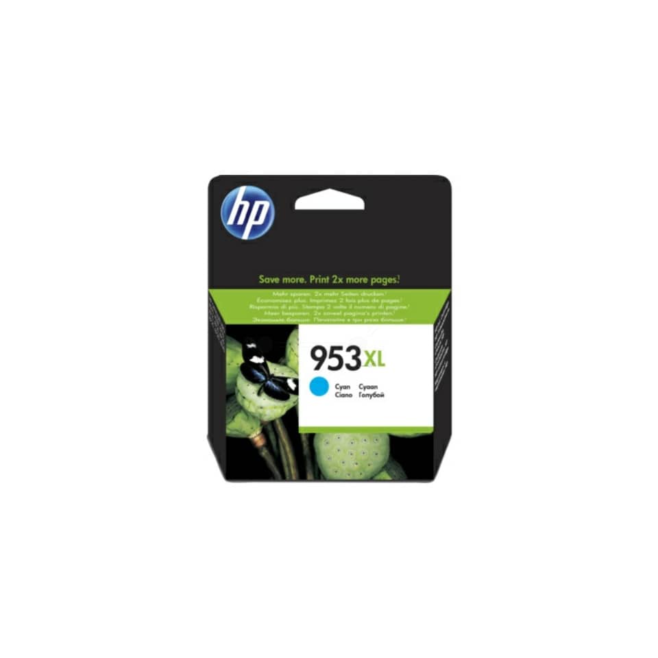 Original HP Tintenpatrone cyan High-Capacity (F6U16AE,F6U16AE#BGX,F6U16AE#BGY,953XL,953XLC,953XLCYAN,NO953XL,NO953XLC,NO953XLCYAN)