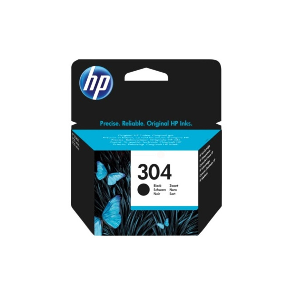 Original HP Druckkopfpatrone schwarz (N9K06AE,N9K06AE#ABE,N9K06AE#ACU,N9K06AE#BA3,N9K06AE#UUS,304,304BK,304BLACK,NO304,NO304BK,NO304BLACK)