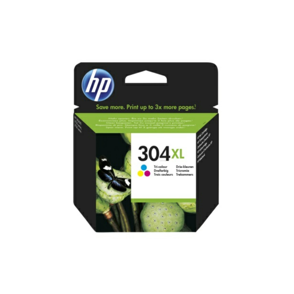 Original HP Druckkopfpatrone color High-Capacity (N9K07AE,N9K07AE#ABE,N9K07AE#ACU,N9K07AE#BA3,N9K07AE#BGX,N9K07AE#UUS,304XL,304XLC,304XLCOLOR,NO304XL,NO304XLC,NO304XLCOLOR)