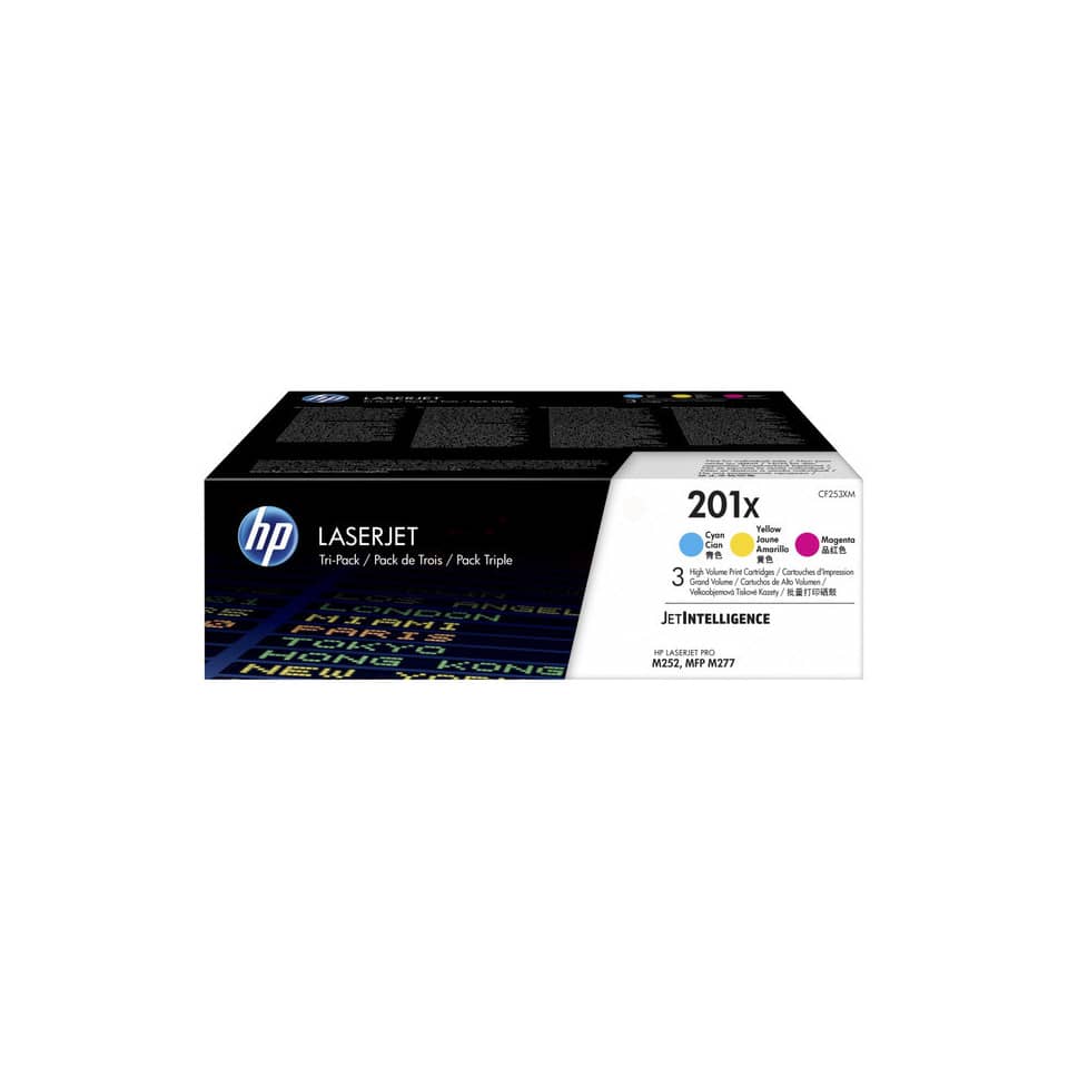 Original HP Tonerkartusche MultiPack C,M,Y (CF253XM,201X,NO201X)