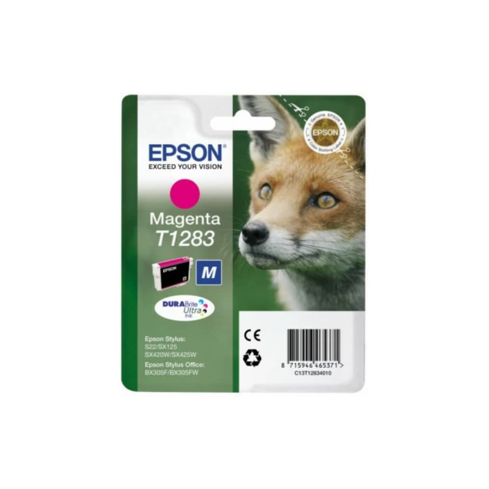Original Epson Tintenpatrone magenta (C13T12834012,T1283,T12834012)