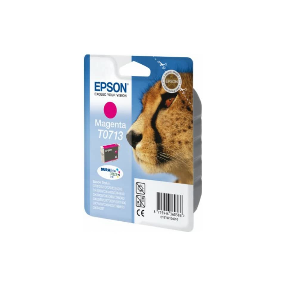 Original Epson Tintenpatrone magenta (C13T07134012,T0713,T07134012)