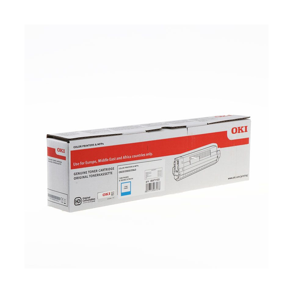 Original OKI Toner-Kit cyan (46471103)