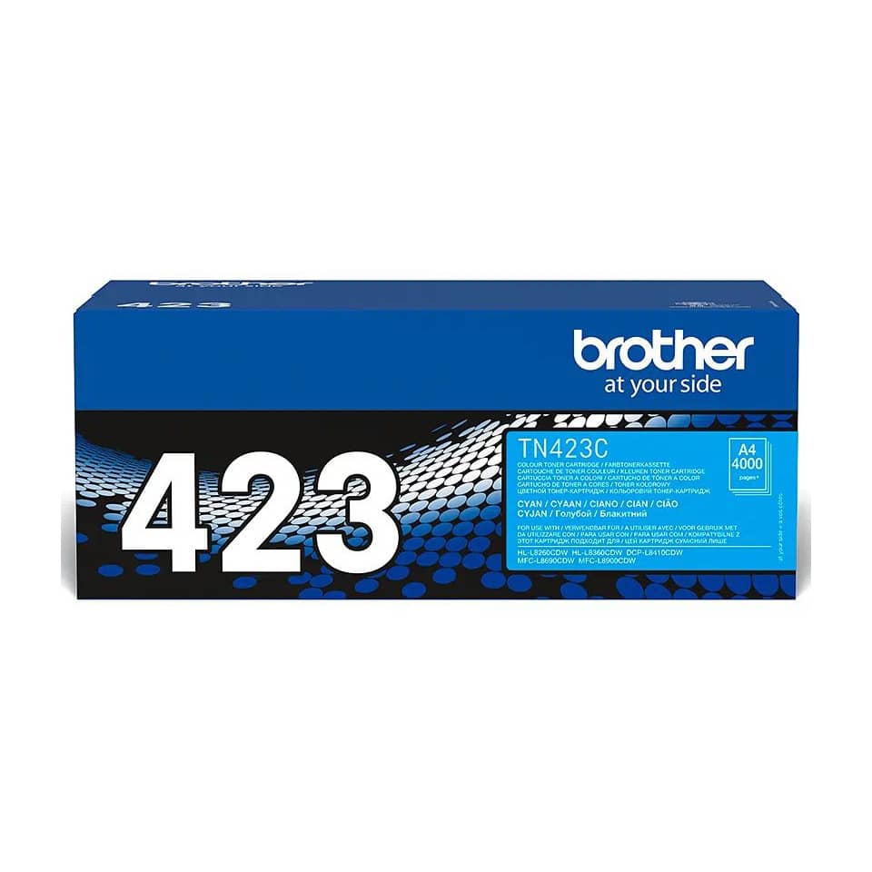 Original Brother Toner-Kit cyan High-Capacity (TN-423C)