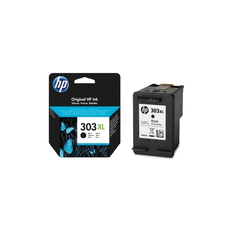 Original HP Druckkopfpatrone schwarz High-Capacity (T6N04AE,T6N04AE#ABE,T6N04AE#ACU,T6N04AE#UUQ,T6N04AE#UUS,303XL,303XLBK,303XLBLACK,NO303XL,NO303XLBK,NO303XLBLACK)