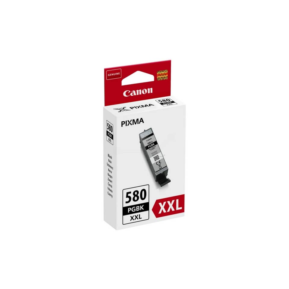 Original Canon Tintenpatrone schwarz extra High-Capacity (1970C001,1970C001AA,PGI-580PGBKXXL)