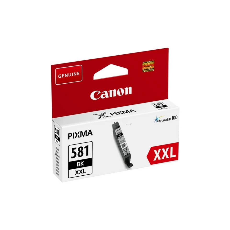 Original Canon Tintenpatrone schwarz extra High-Capacity (1998C001,1998C001AA,CLI-581BKXXL)