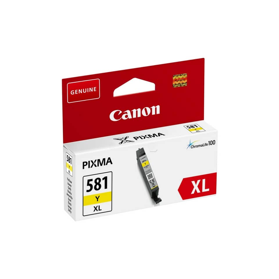 Original Canon Tintenpatrone gelb High-Capacity (2051C001,2051C001AA,CLI-581YXL)