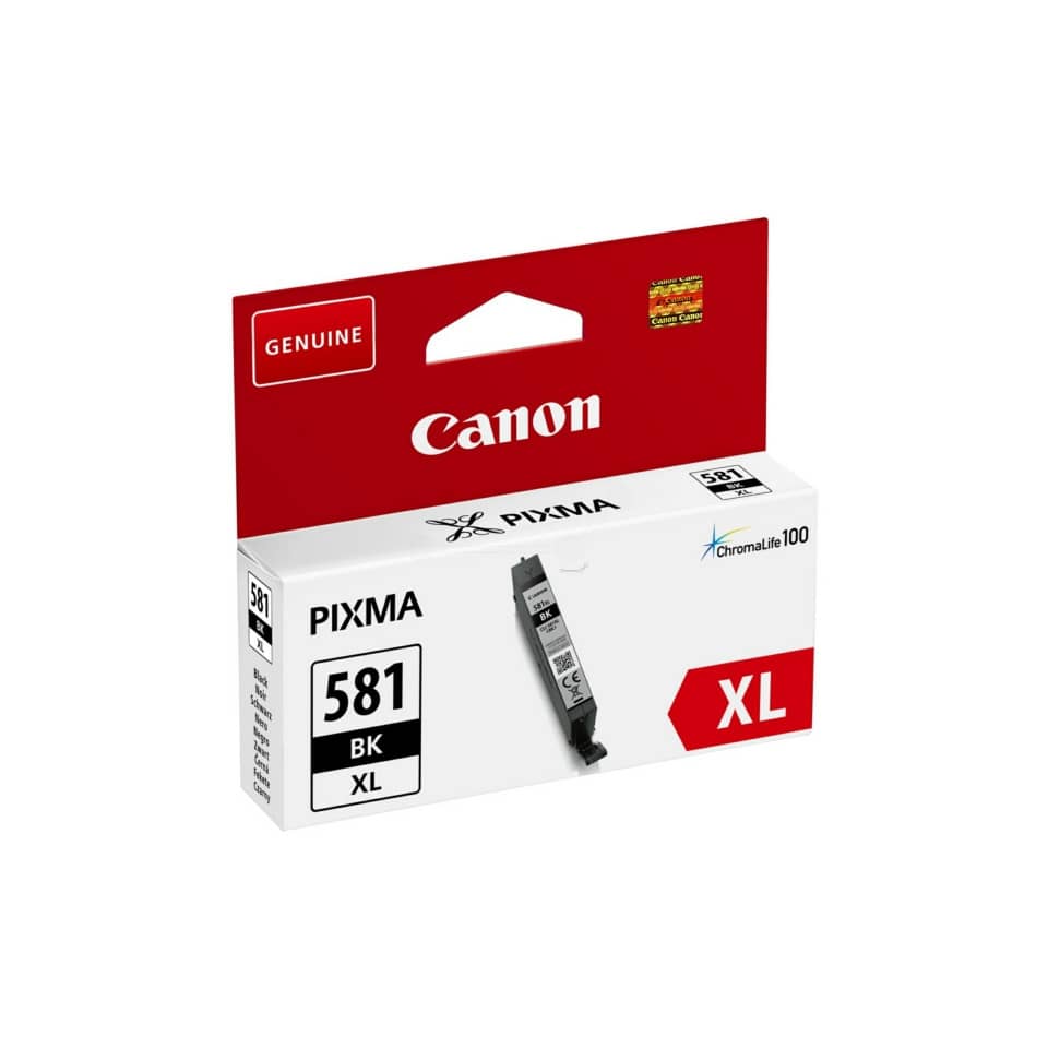 Original Canon Tintenpatrone schwarz High-Capacity (2052C001,2052C001AA,CLI-581BKXL)