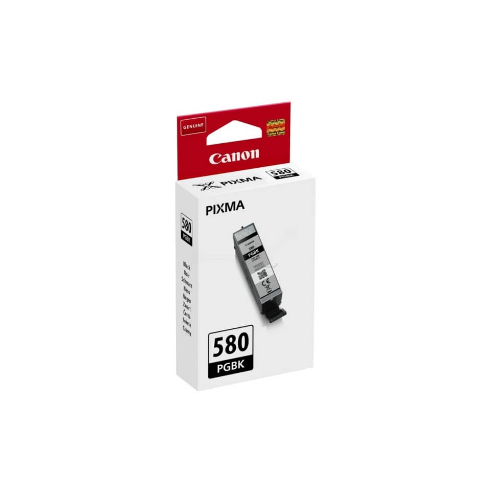 Original Canon Tintenpatrone schwarz (2078C001,2078C001AA,PGI-580PGBK)