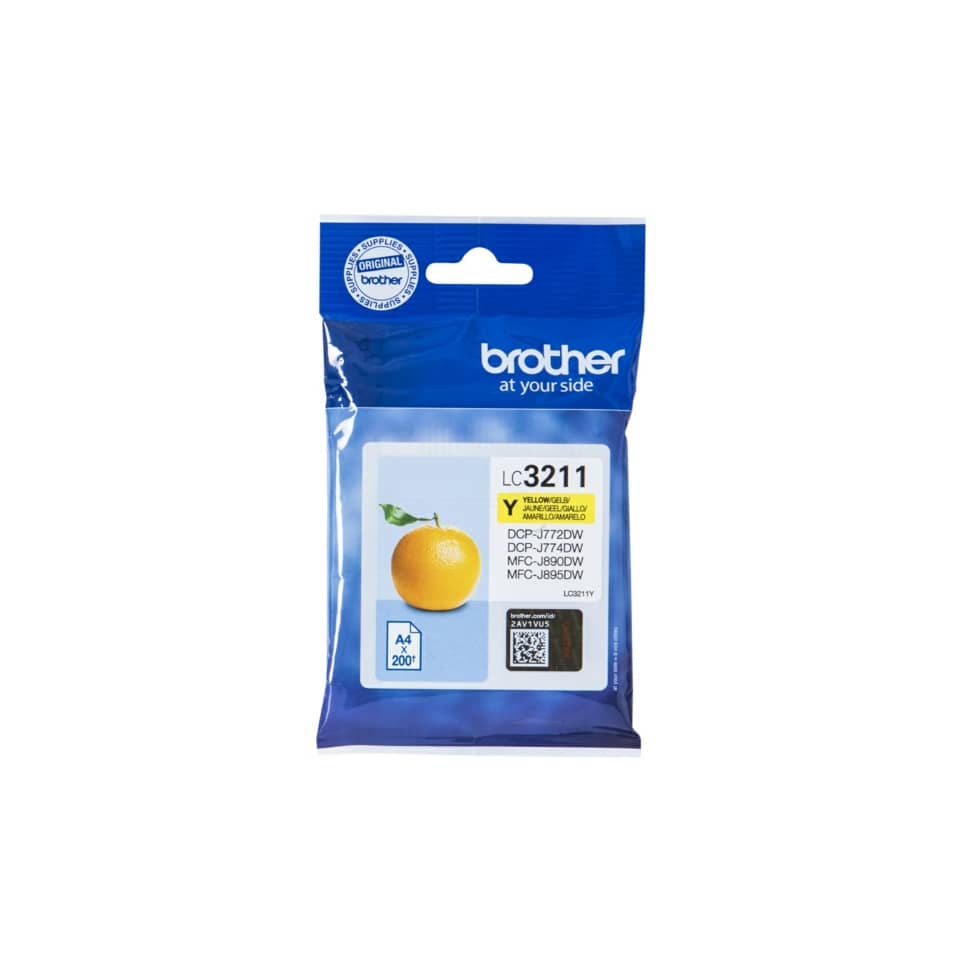 Original Brother Tintenpatrone gelb (LC-3211Y)