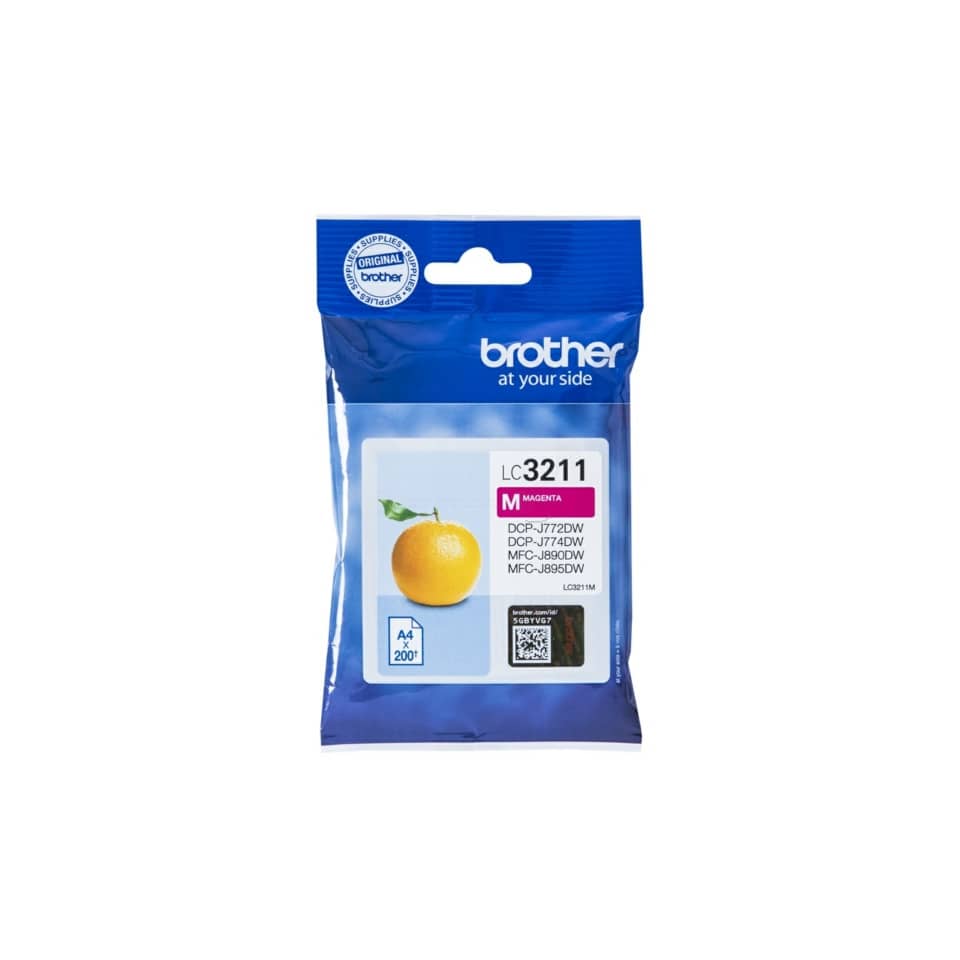 Original Brother Tintenpatrone magenta (LC-3211M)