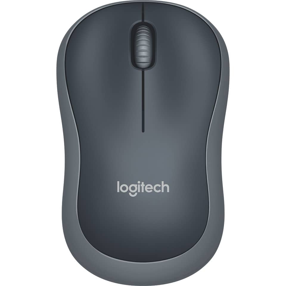 Maus M185 Wireless Optisch - schwarz/grau