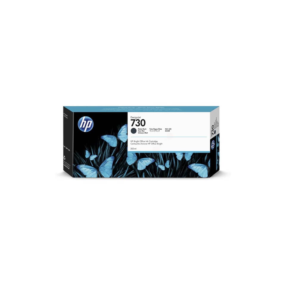 Original HP Tintenpatrone schwarz matt (P2V71A,730,NO730)