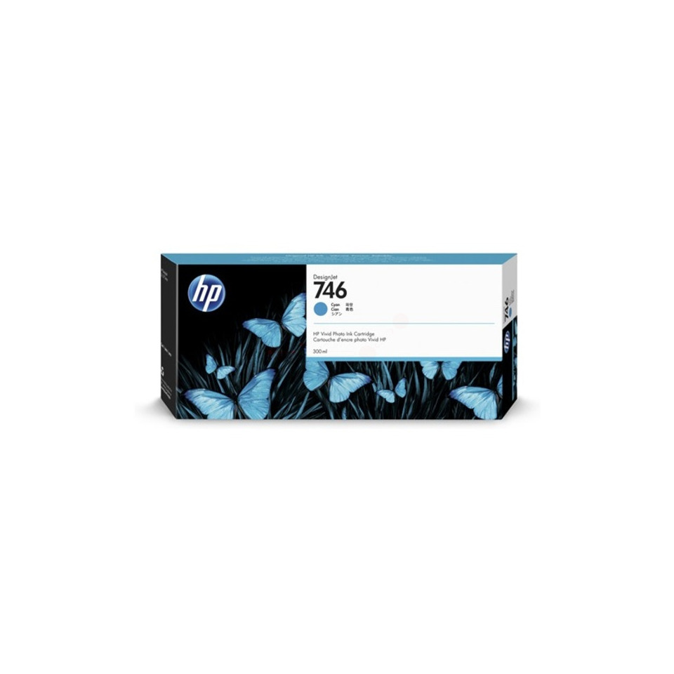 Original HP Tintenpatrone cyan (P2V80A,746,746C,746CYAN,NO746,NO746C,NO746CYAN)