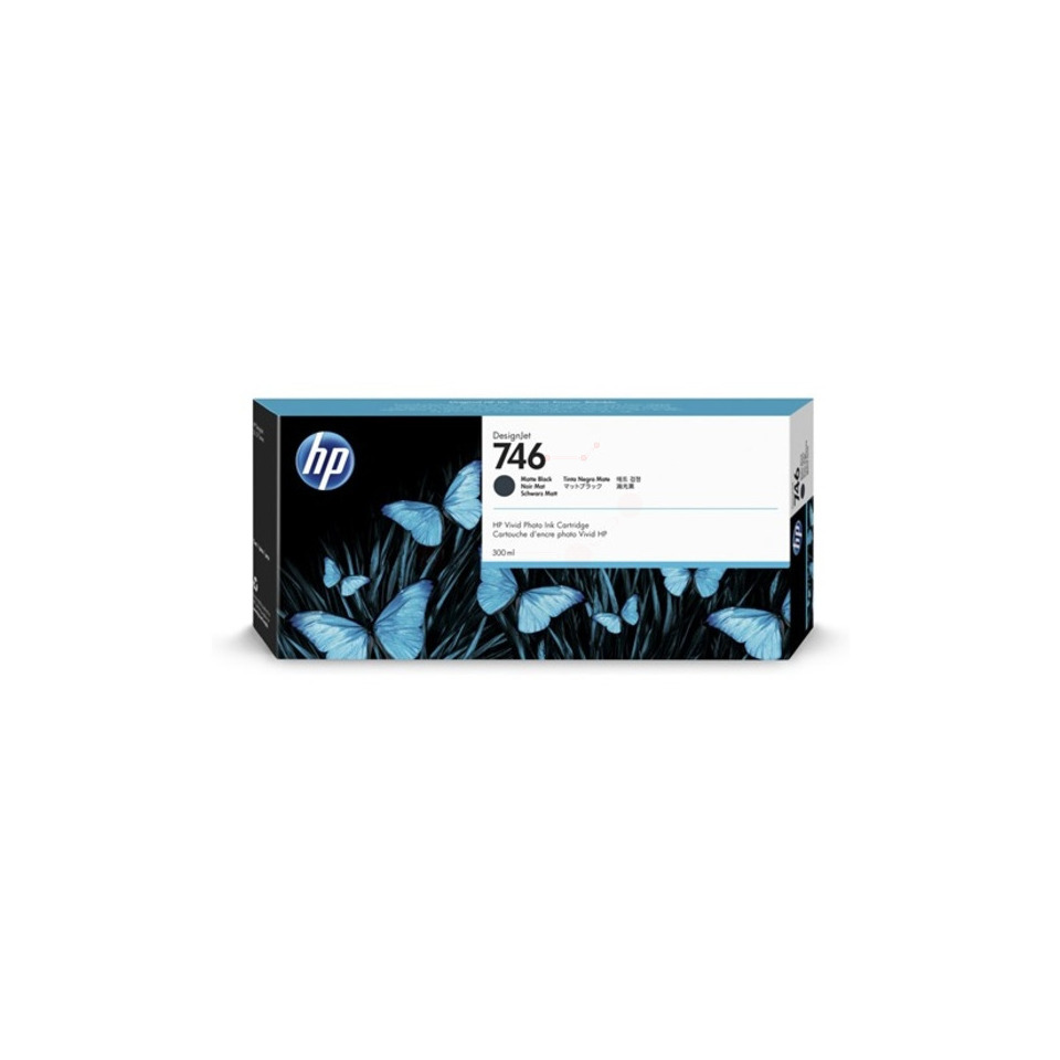 Original HP Tintenpatrone schwarz matt (P2V83A,746,NO746)