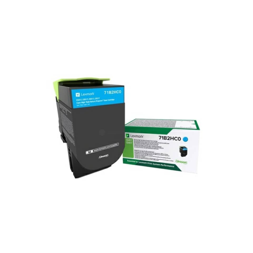 Original Lexmark Toner-Kit cyan return program (0071B2HC0,071B2HC0,71B2HC0)