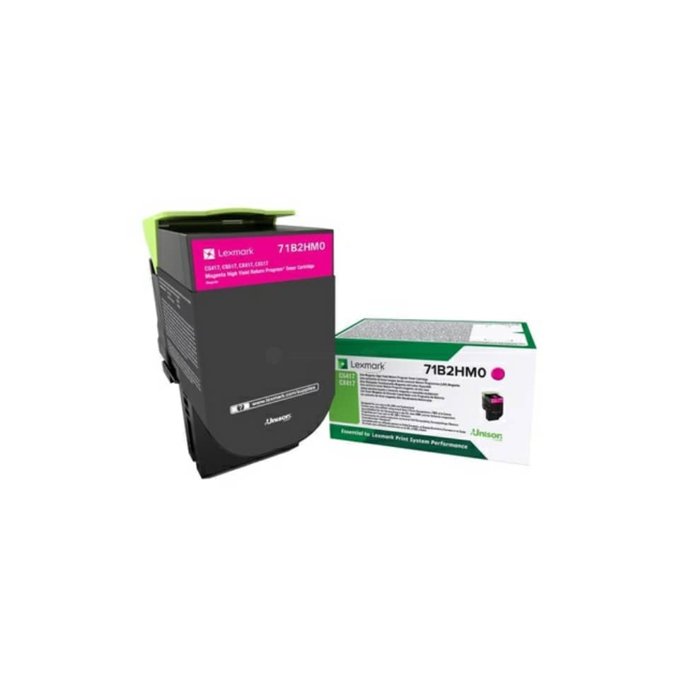 Original Lexmark Toner-Kit magenta return program (0071B2HM0,071B2HM0,71B2HM0)