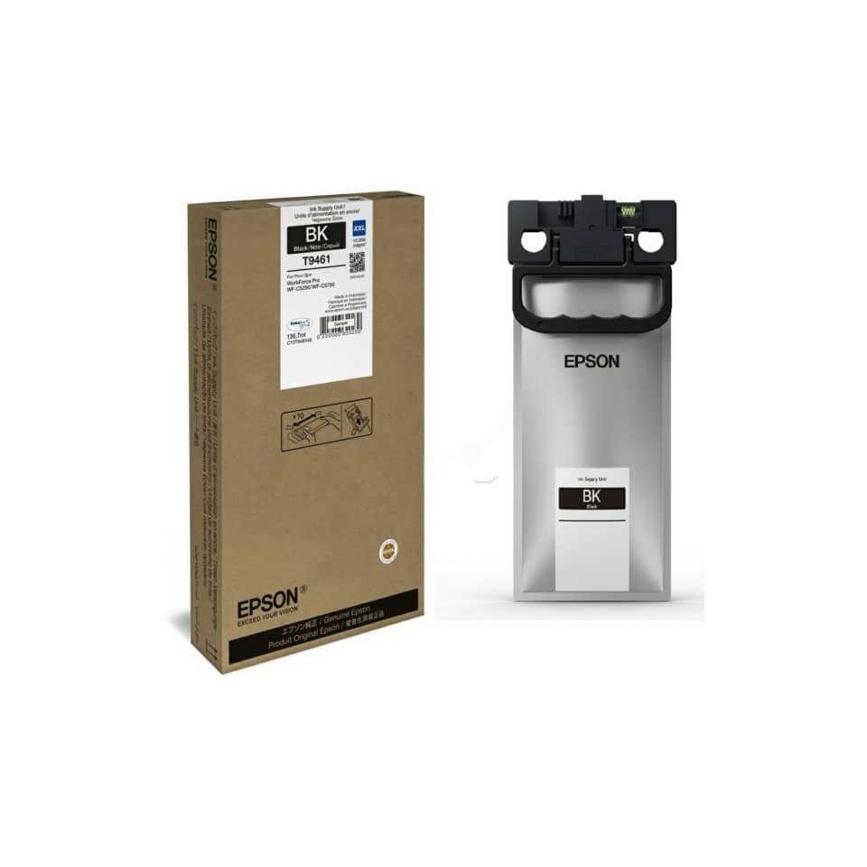Original Epson Tintenpatrone schwarz extra High-Capacity (C13T946140,T9461,T946140)