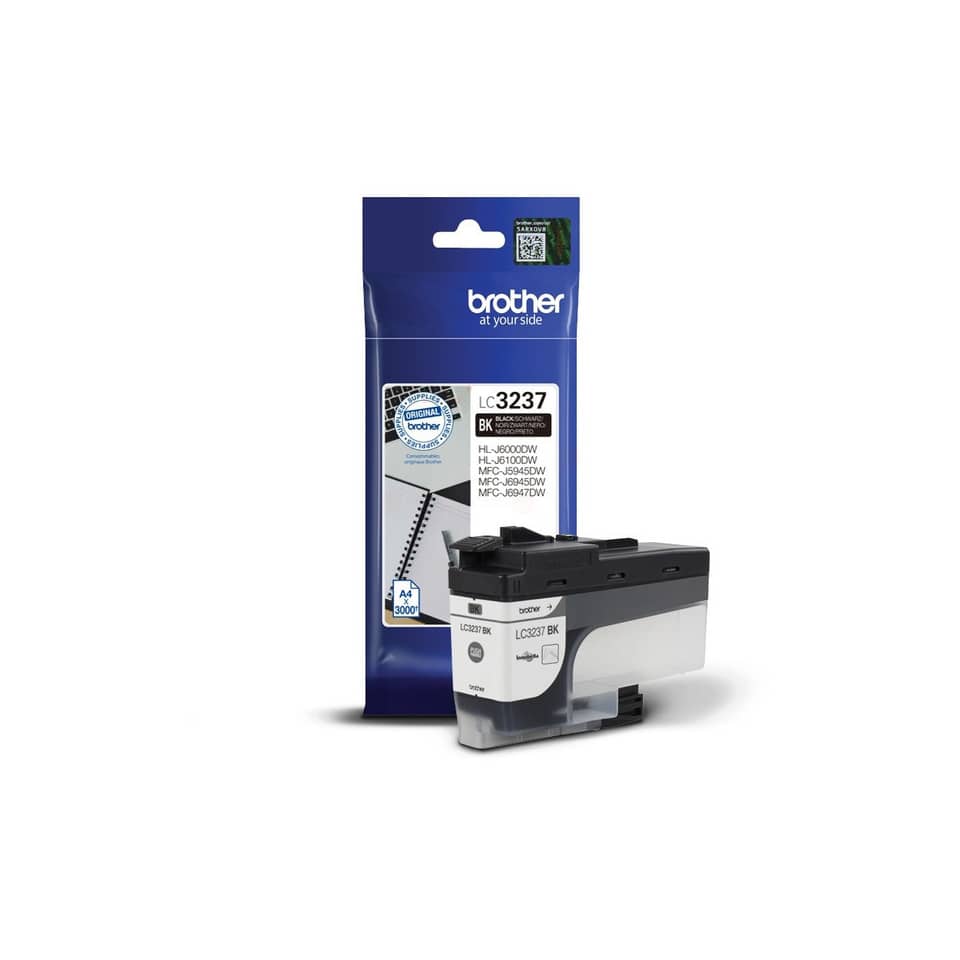 Original Brother Tintenpatrone schwarz (LC-3237BK)