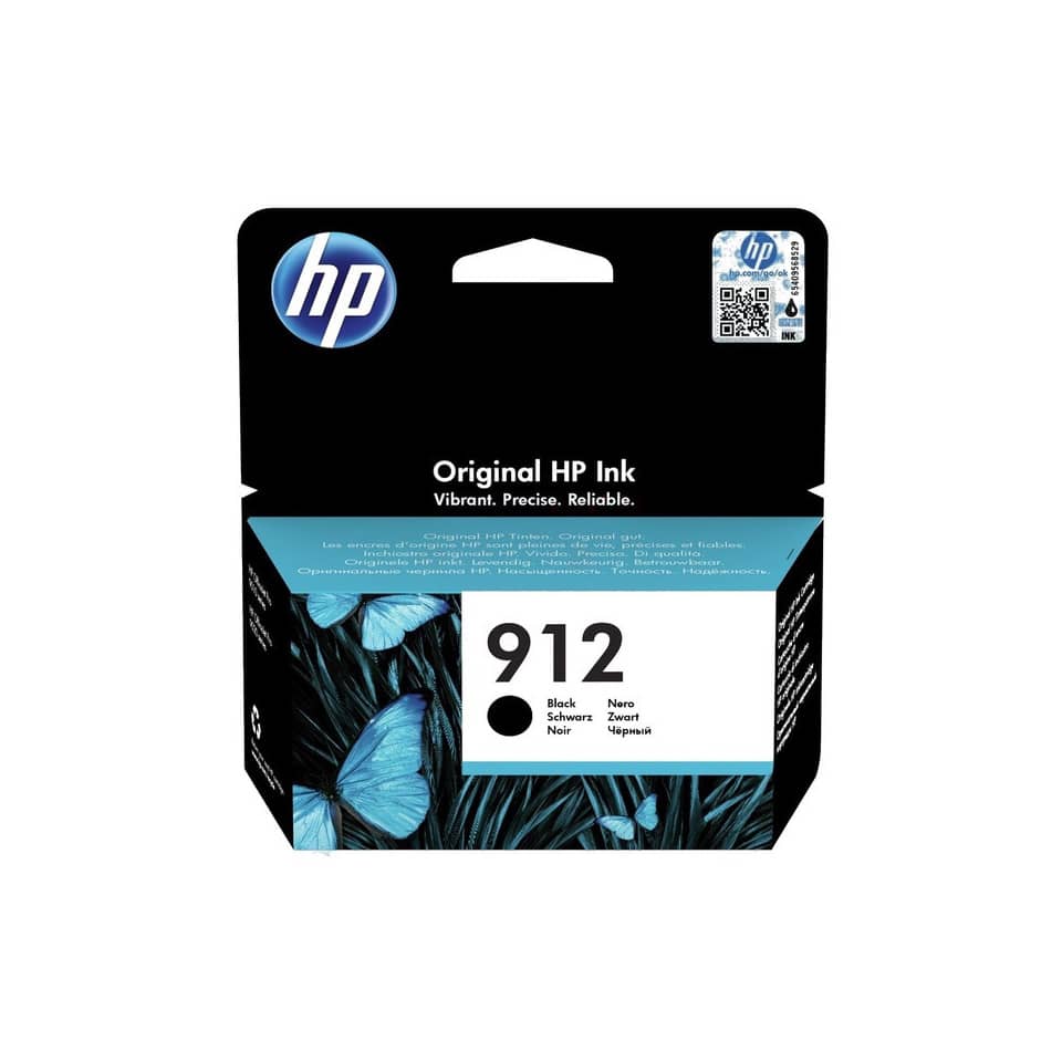 Original HP Tintenpatrone schwarz (3YL80AE,3YL80AE#BGX,3YL80AE#BGY,3YL80AE#NE1,912,912BK,912BLACK,NO912,NO912BK,NO912BLACK)