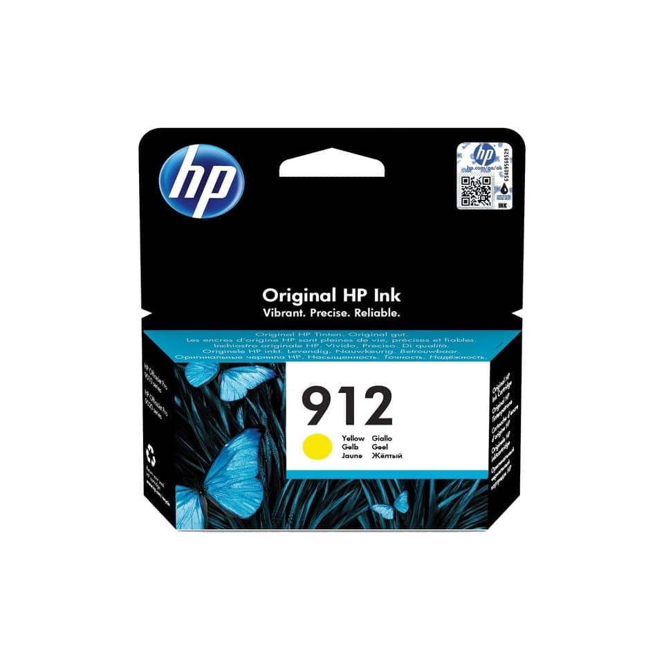 Original HP Tintenpatrone gelb (3YL79AE,3YL79AE#BGX,3YL79AE#BGY,3YL79AE#NE1,912,912Y,912YELLOW,NO912,NO912Y,NO912YELLOW)