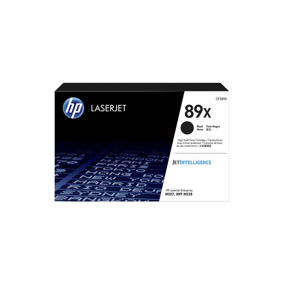 Original HP Tonerkartusche High-Capacity (CF289X,89X,89XBK,89XBLACK,NO89X,NO89XBK,NO89XBLACK)