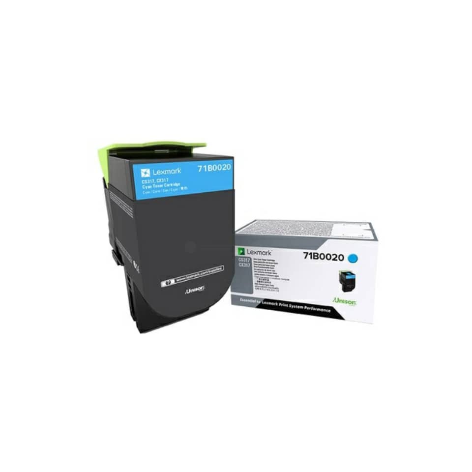 Original Lexmark Toner-Kit cyan return program (0071B20C0,071B20C0,71B20C0)