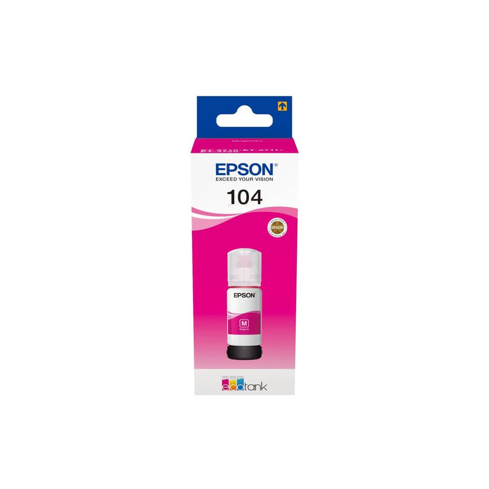 Original Epson Tintenflasche magenta (C13T00P340,104,T00P3,T00P340)
