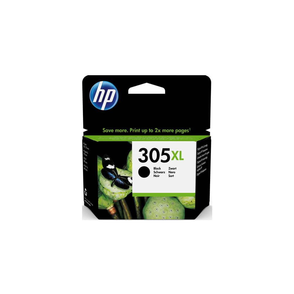 Original HP Druckkopfpatrone schwarz High-Capacity (3YM62AE,3YM62AE#ABE,3YM62AE#BA3,3YM62AE#UUQ,3YM62AE#UUS,305XL,305XLBK,305XLBLACK,NO305XL,NO305XLBK,NO305XLBLACK)
