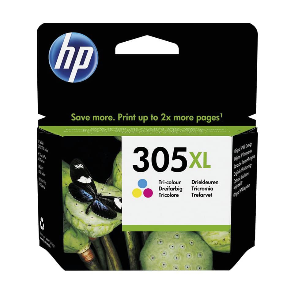 Original HP Druckkopfpatrone color High-Capacity (3YM63AE,3YM63AE#ABE,3YM63AE#BA3,3YM63AE#UUQ,3YM63AE#UUS,305XL,305XLC,305XLCOLOR,NO305XL,NO305XLC,NO305XLCOLOR)