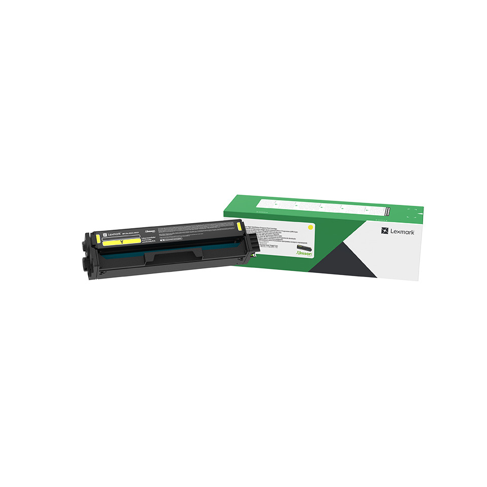 Original Lexmark Toner-Kit gelb return program (00C3220Y0,0C3220Y0,C3220Y0)