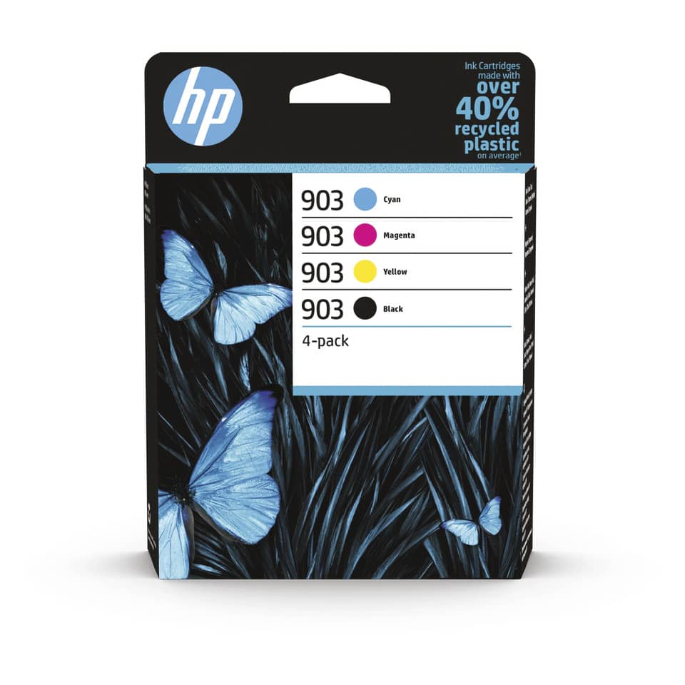 Original HP Tintenpatrone MultiPack Bk,C,M,Y (6ZC73AE,903,NO903)