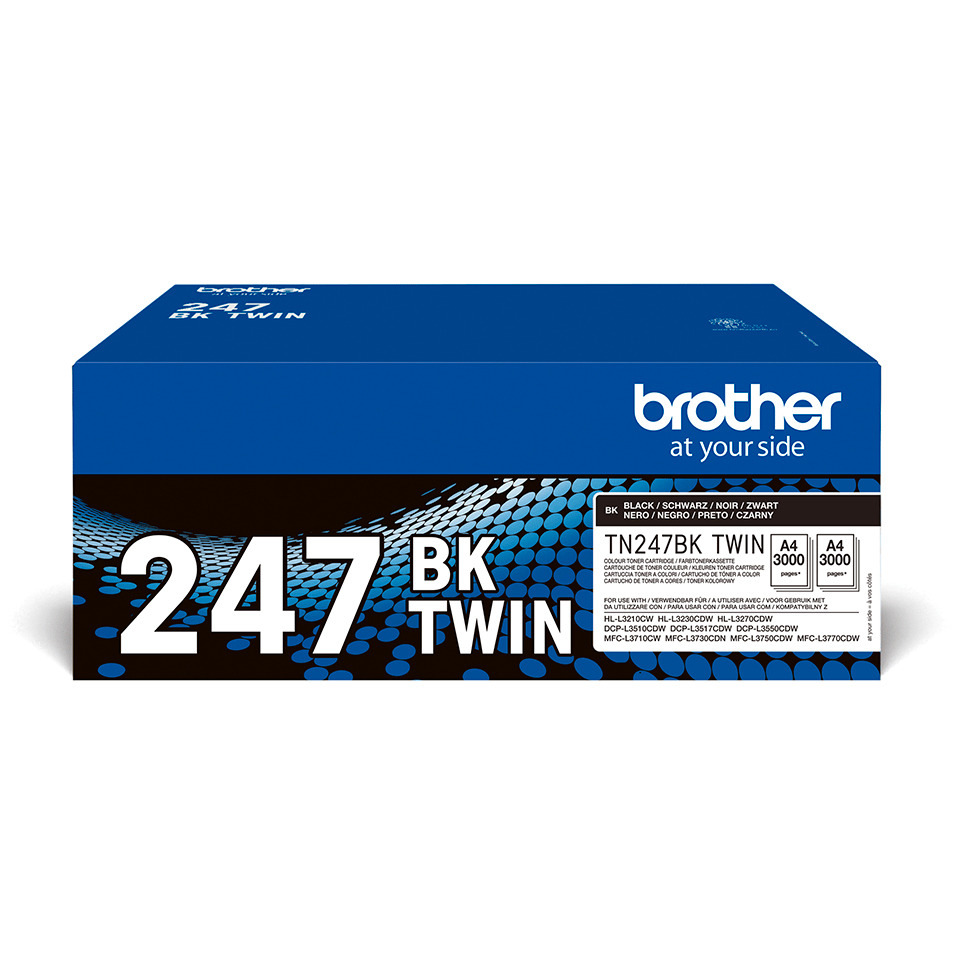 Original Brother Toner-Kit schwarz High-Capacity Doppelpack (TN-247BKTWIN)