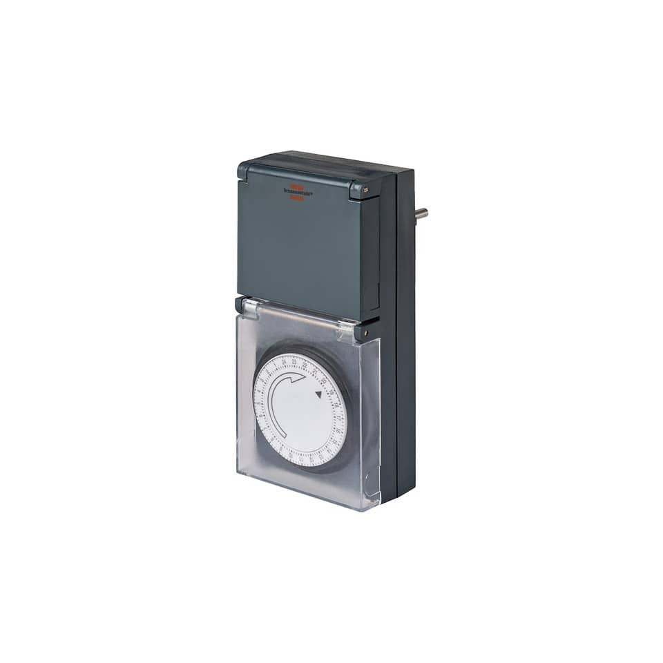 Tages-Zeitschaltuhr MZ44 IP44 - anthrazit, Aussenbereich