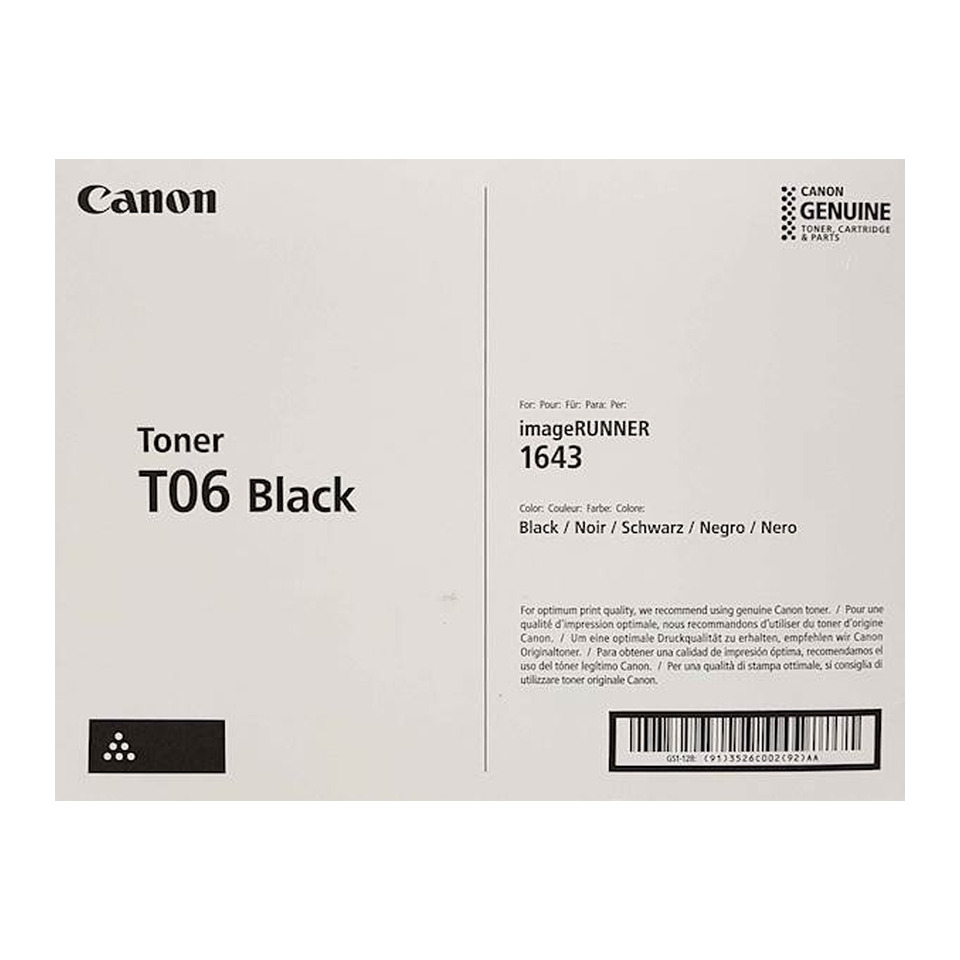 Original Canon Tonerkartusche (3526C002,3526C002AA,CRGT06,EPT06,T06)