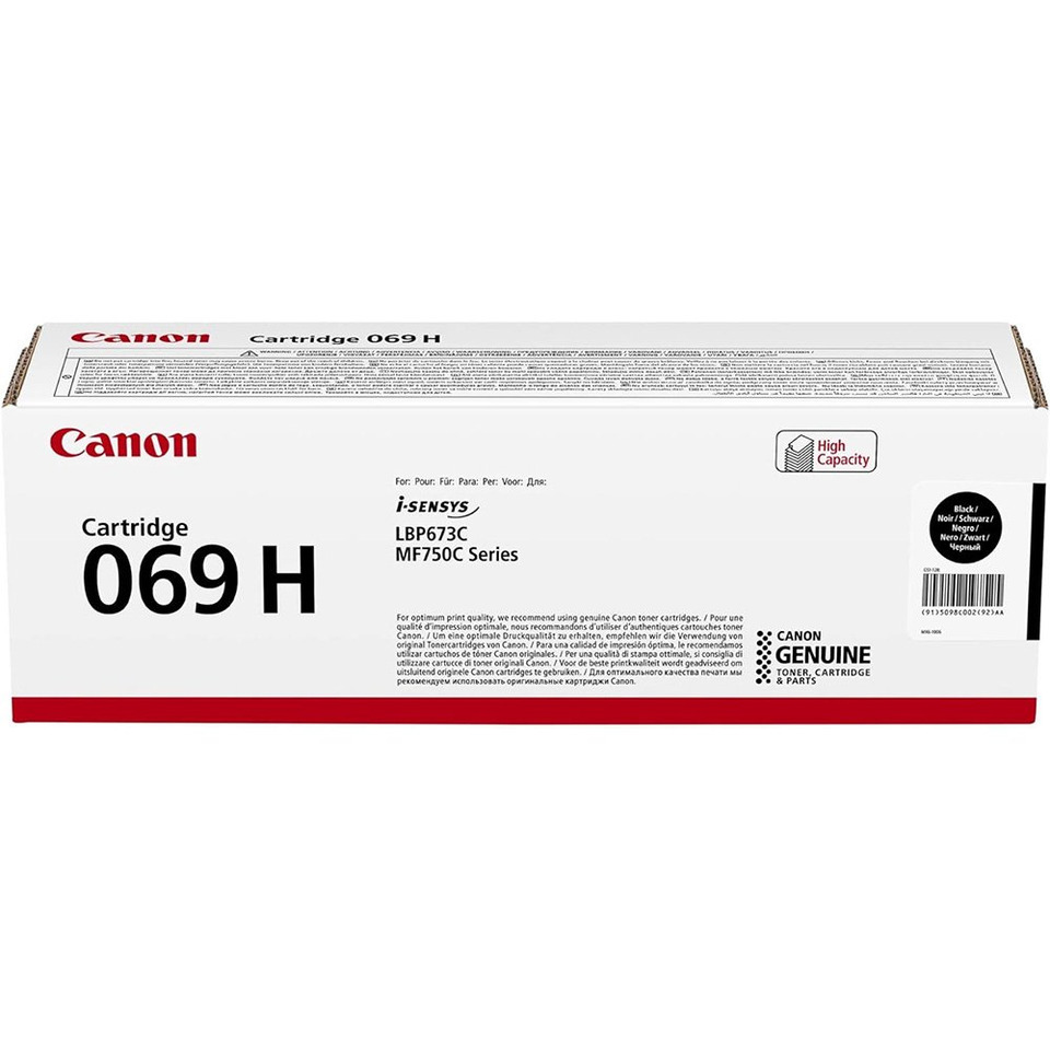 Original Canon Tonerkartusche schwarz High-Capacity (5098C002,69HBK,069H)