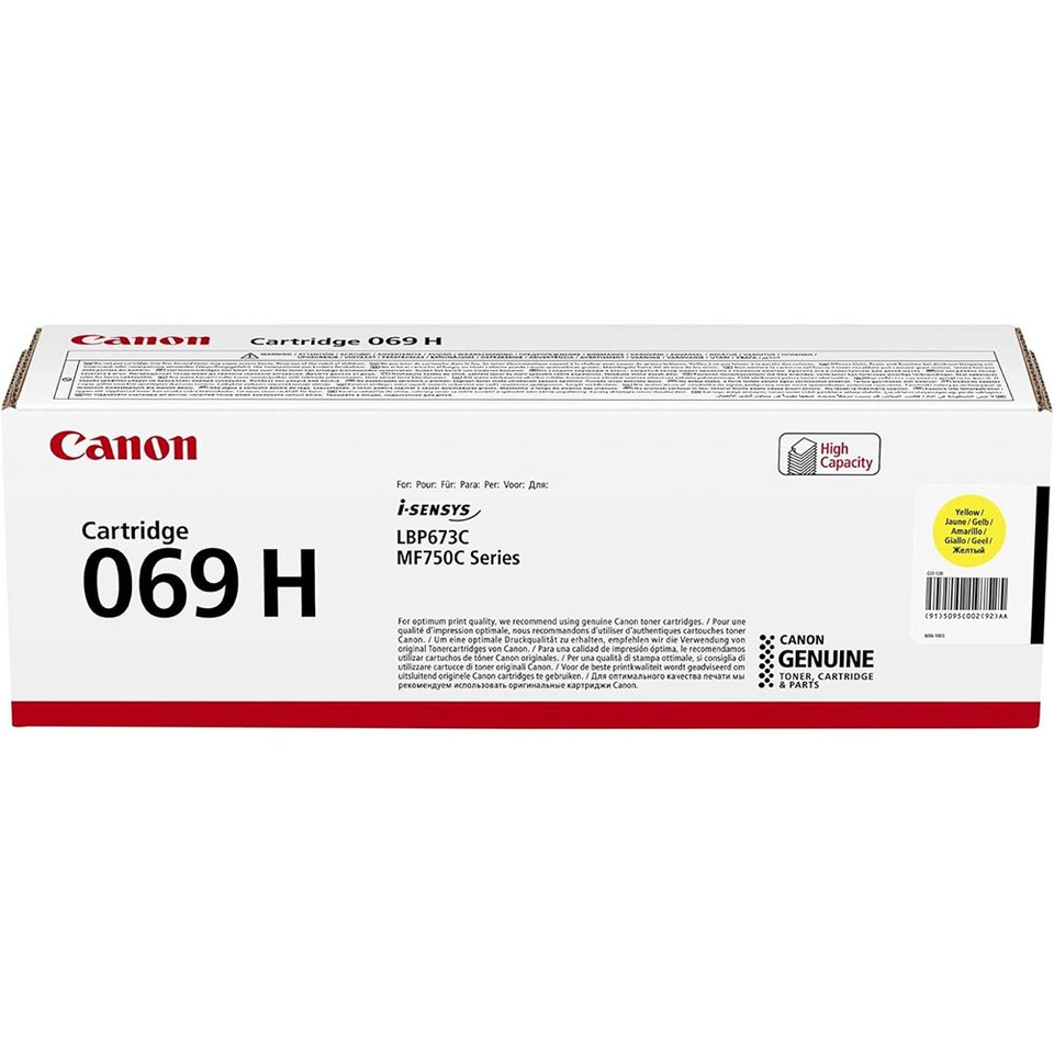 Original Canon Tonerkartusche gelb High-Capacity (5095C002,69HY,069H)