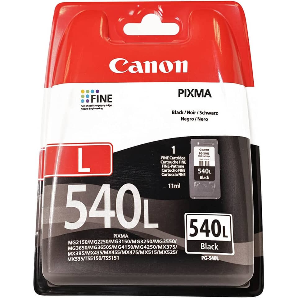 Original Canon Druckkopfpatrone schwarz pigmentiert (5224B001,5224B001AA,PG-540L)