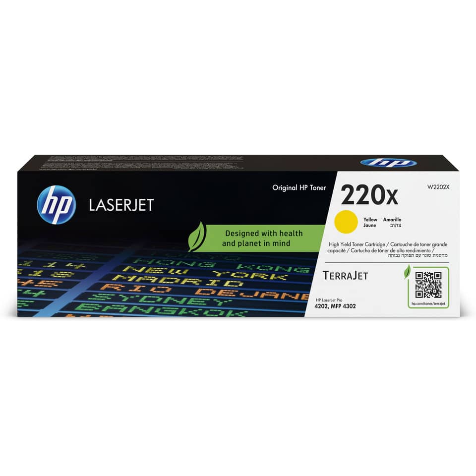 Original HP Tonerkartusche gelb High-Capacity (W2202X,220X,220XY,220XYELLOW,NO220X,NO220XY,NO220XYELLOW)