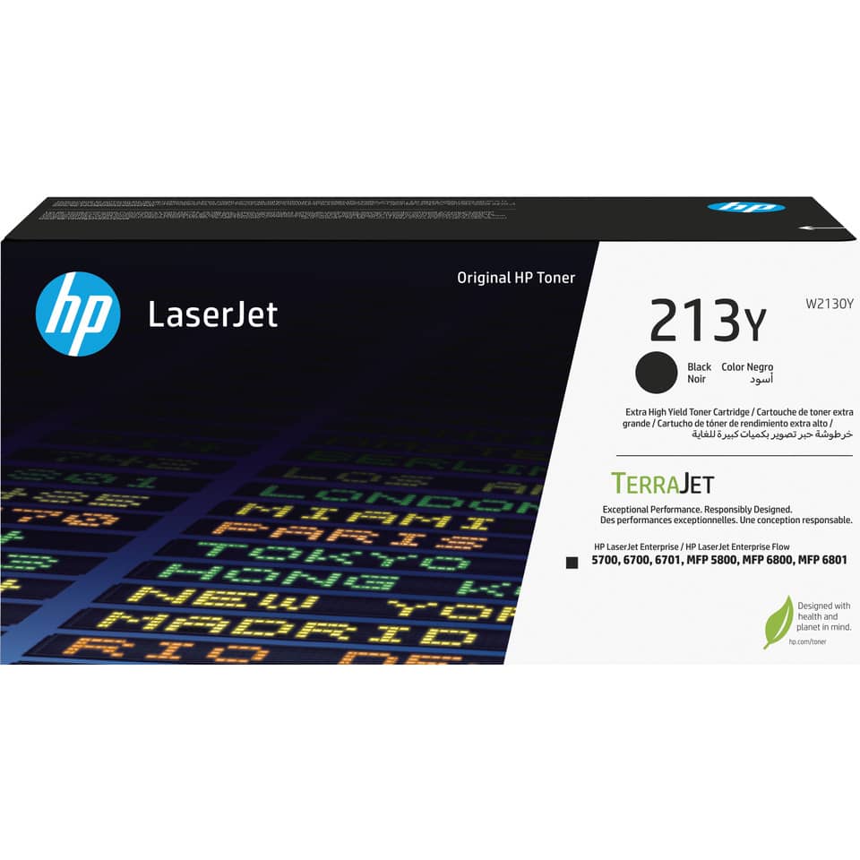 Original HP Tonerkartusche schwarz extra High-Capacity (W2130Y,213Y,213YBK,213YBLACK,NO213Y,NO213YBK,NO213YBLACK)