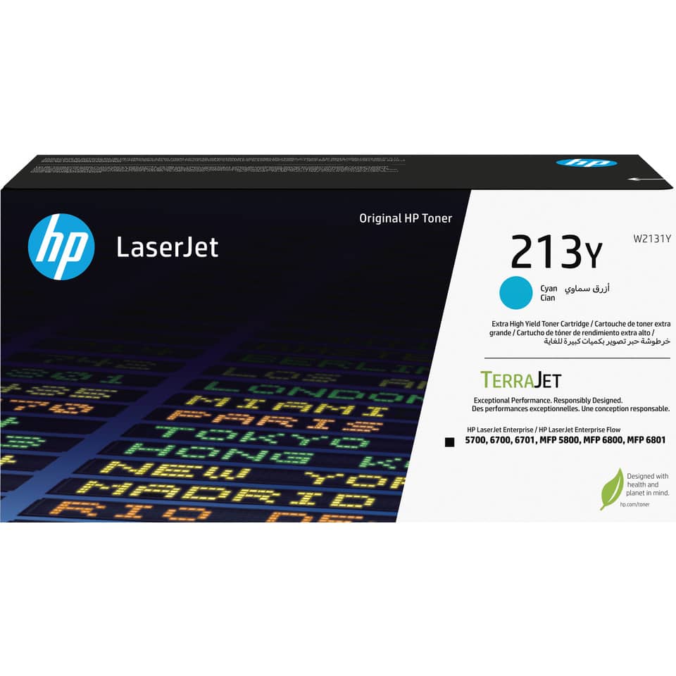 Original HP Tonerkartusche cyan extra High-Capacity (W2131Y,213Y,213YC,213YCYAN,NO213Y,NO213YC,NO213YCYAN)