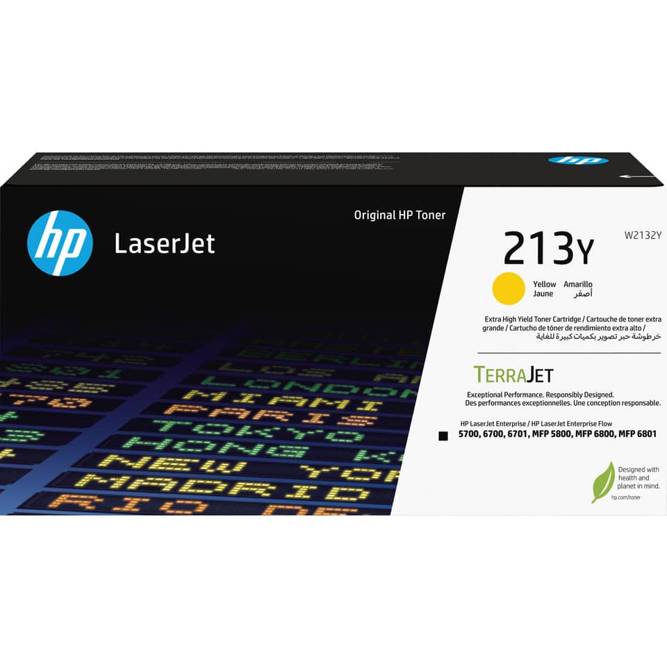 Original HP Tonerkartusche gelb extra High-Capacity (W2132Y,213Y,213YY,213YYELLOW,NO213Y,NO213YY,NO213YYELLOW)