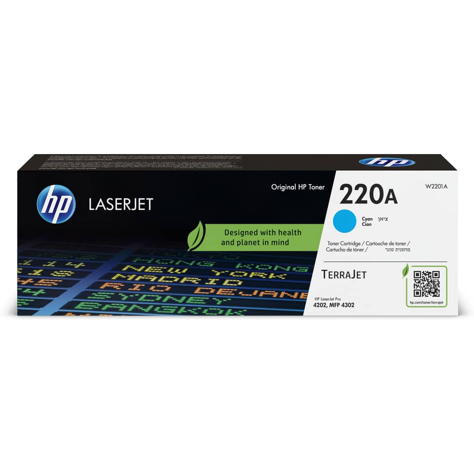 Original HP Tonerkartusche cyan (W2201A,220A,220AC,220ACYAN,NO220A,NO220AC,NO220ACYAN)