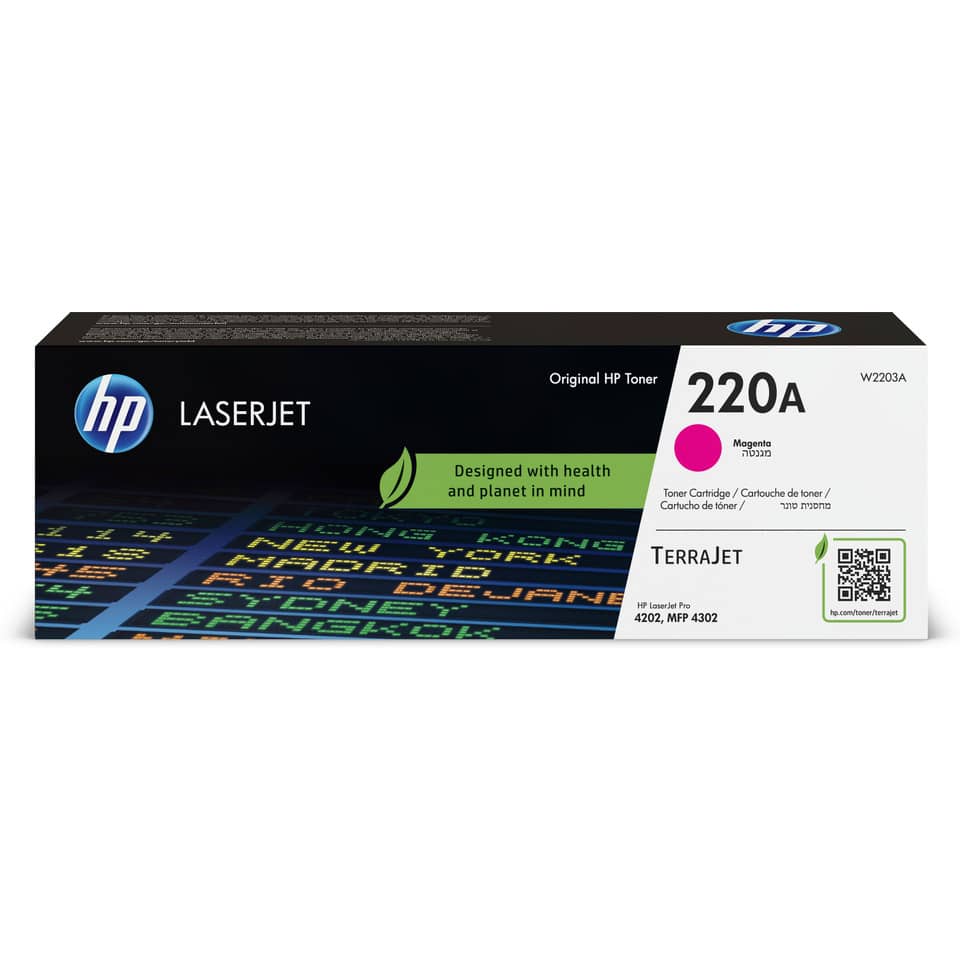 Original HP Tonerkartusche magenta (W2203A,220A,220AM,220AMAGENTA,NO220A,NO220AM,NO220AMAGENTA)