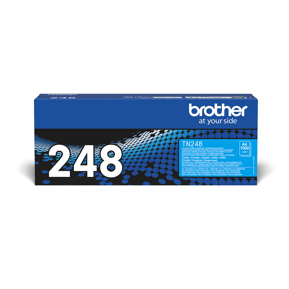 Original Brother Toner-Kit cyan (TN-248C)