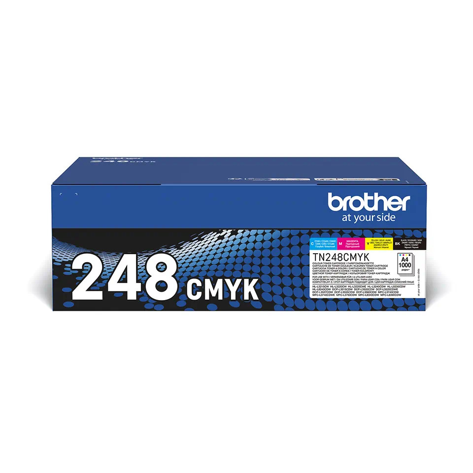 Original Brother Toner MultiPack Bk,C,M,Y (TN-248CMYK,TN-248VAL)